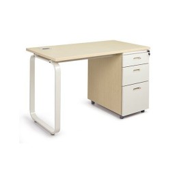 Bàn làm việc hộc liền chân sắt 1903B14H5