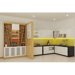 Tủ bếp gia đình TBL03
