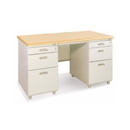 Bàn làm việc hộc liền chân sắt BS14H-LV