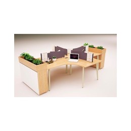 Cụm bàn làm việc chân sắt 1902BL14-4