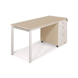 Bàn làm việc chân sắt hộc liền 1906B14-H5