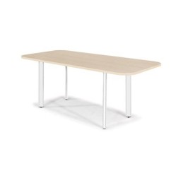 Bàn họp chân sắt oval BH18-CO