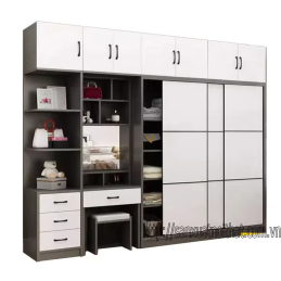 Tủ quần áo DH212 cánh lùa, thiết kế hiện đại của DOHOME