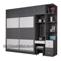 Tủ quần áo DH213 cánh trượt, thiết kế hiện đại của DOHOME